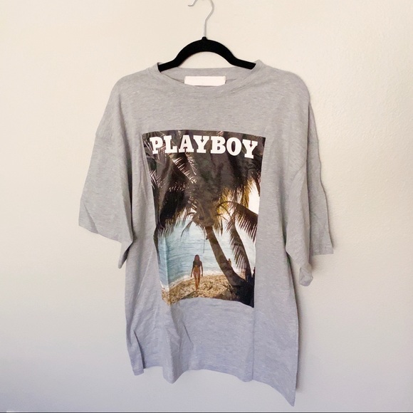 ❌ SOLD ❌ Playboy X Missguided Oversized Tee Size 0 - Picture 5 of 7